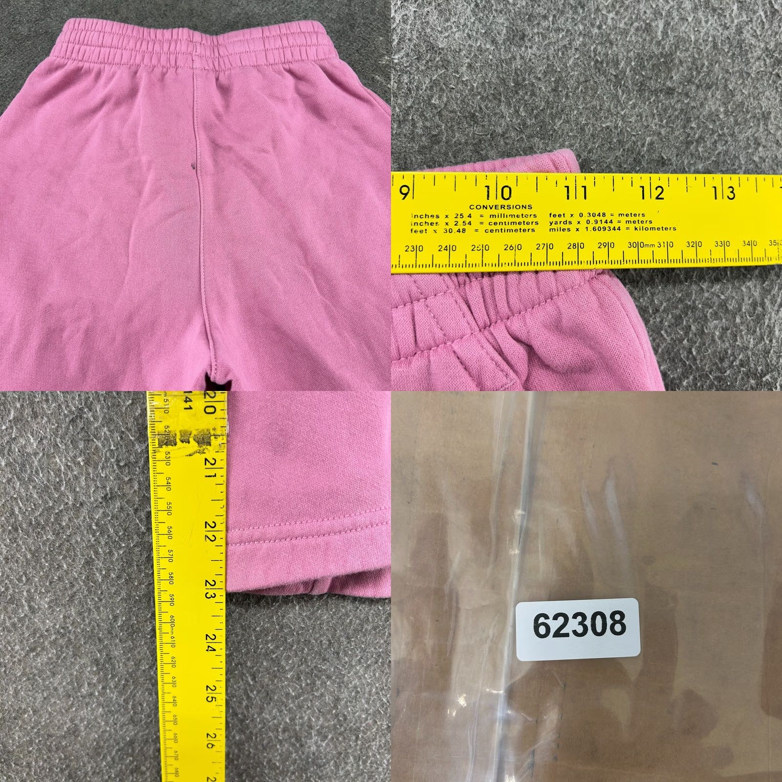 Nike Nike Pants Womens M Pink Sweat Fleece Swoosh Cotton Drawstring Baggy Wide Leg Pants Womens M Pink Sweatpants Swoosh Cotton Blend Pockets Elastic Waist Size 32" / US 10 / IT 46 - 8 Thumbnail