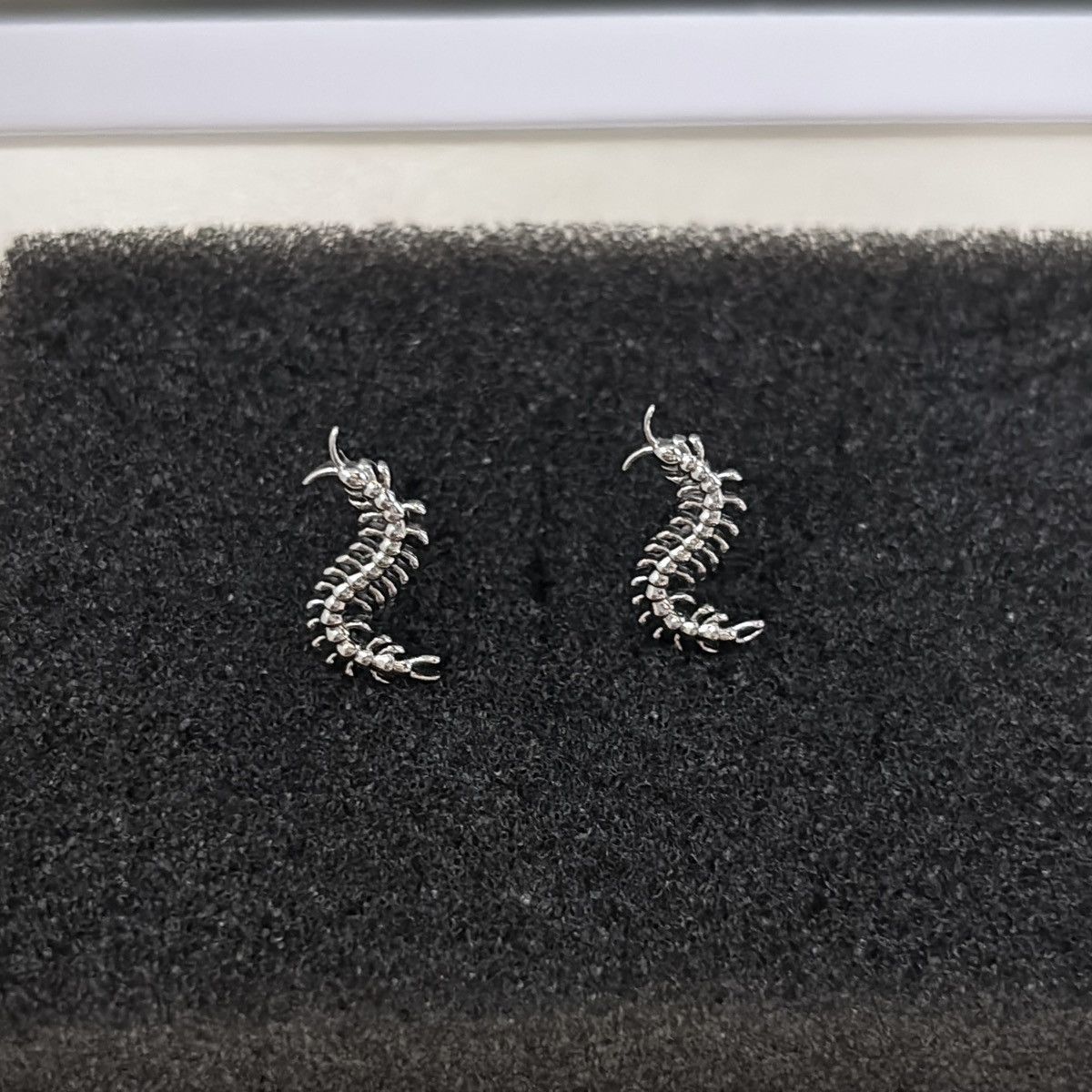 Other Centipede Stud Earrings for Men Women Punk Hip Hop Unisex Size ONE SIZE - 5 Thumbnail