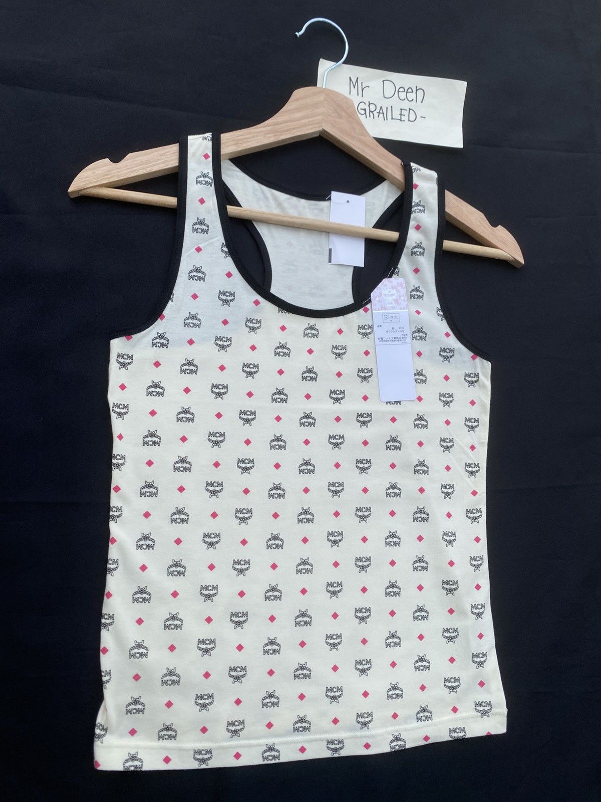 MCM Rare MCM Logos Sleeveless Top Size M / US 6-8 / IT 42-44 - 3 Thumbnail