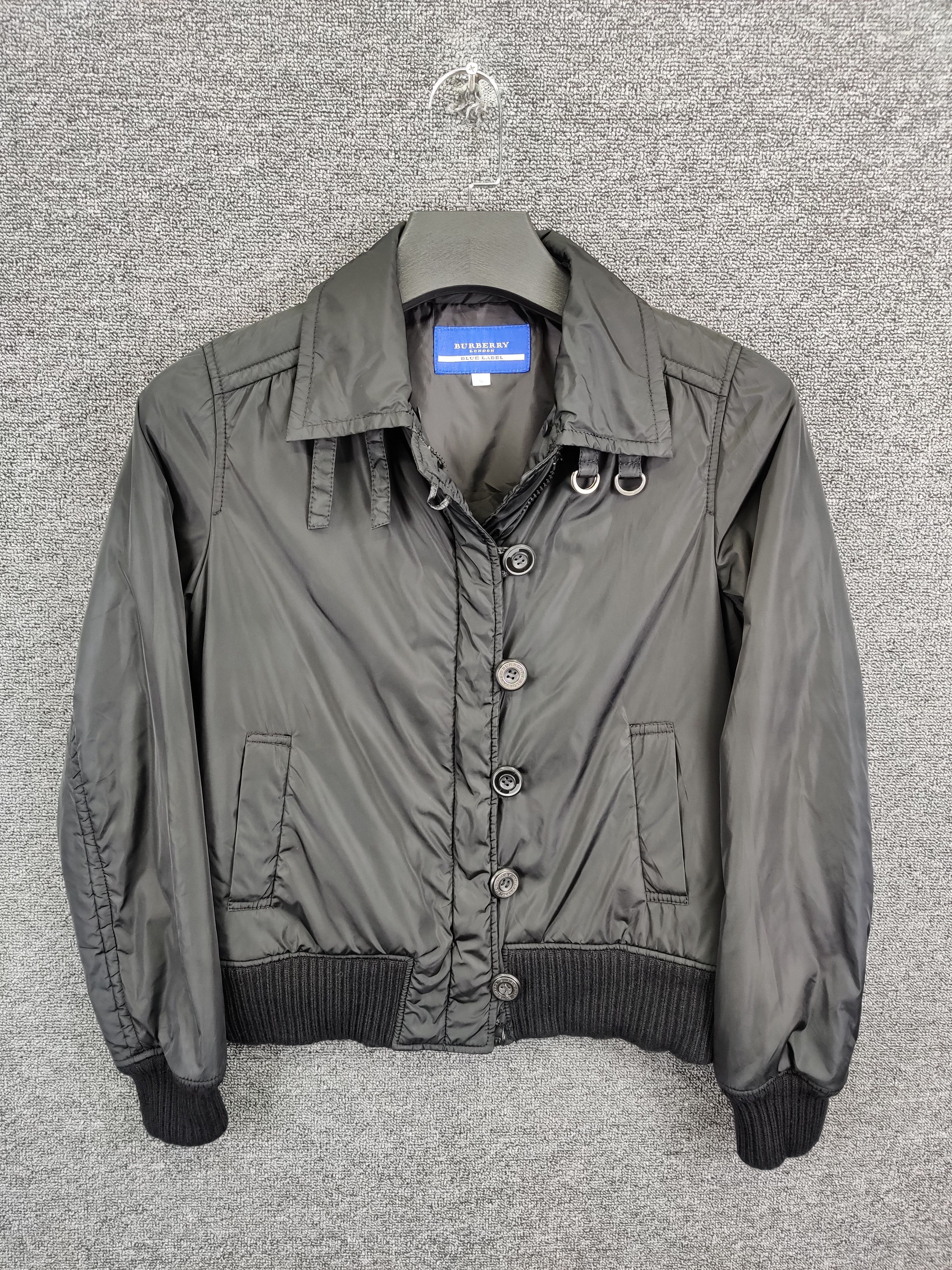 Burberry Vintage Burberry Blue Label Black Bomber Jacket Size US M / EU 48-50 / 2 - 1 Thumbnail