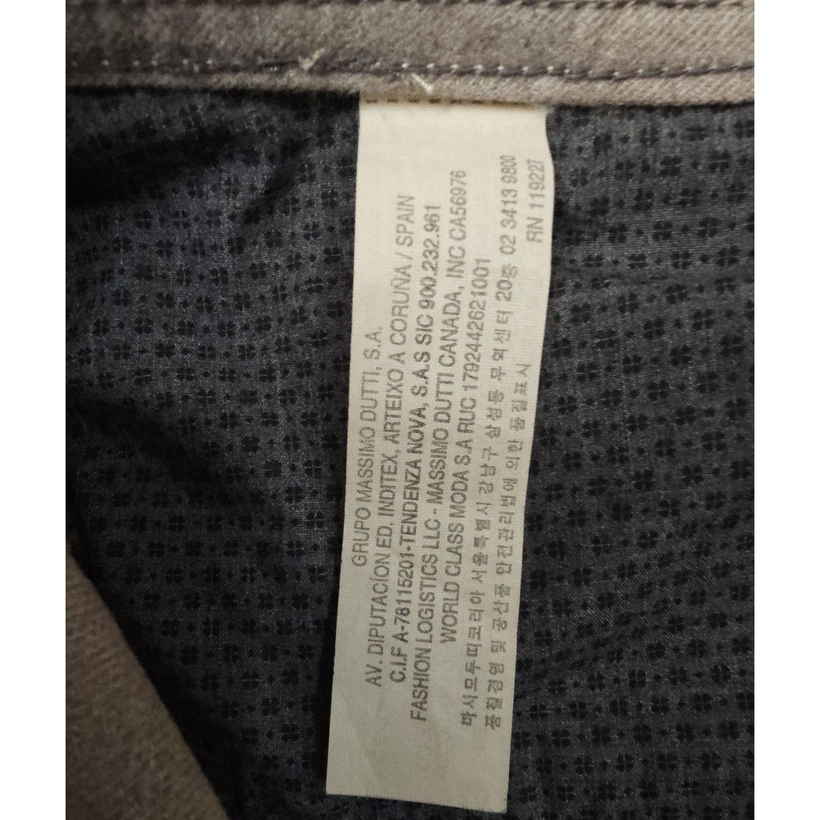 Massimo Dutti Massimo Dutti Men’s Cotton Stretch Slim Fit Chino Pants Size US 31 - 6 Thumbnail