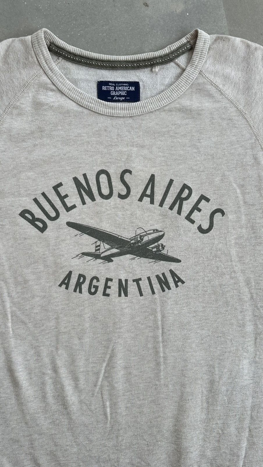 Uniqlo RETRO AMERICAN BB x UNIQLO BUEINOS AIRES SHORT SWEATSHIRT Size US M / EU 48-50 / 2 - 2 Thumbnail