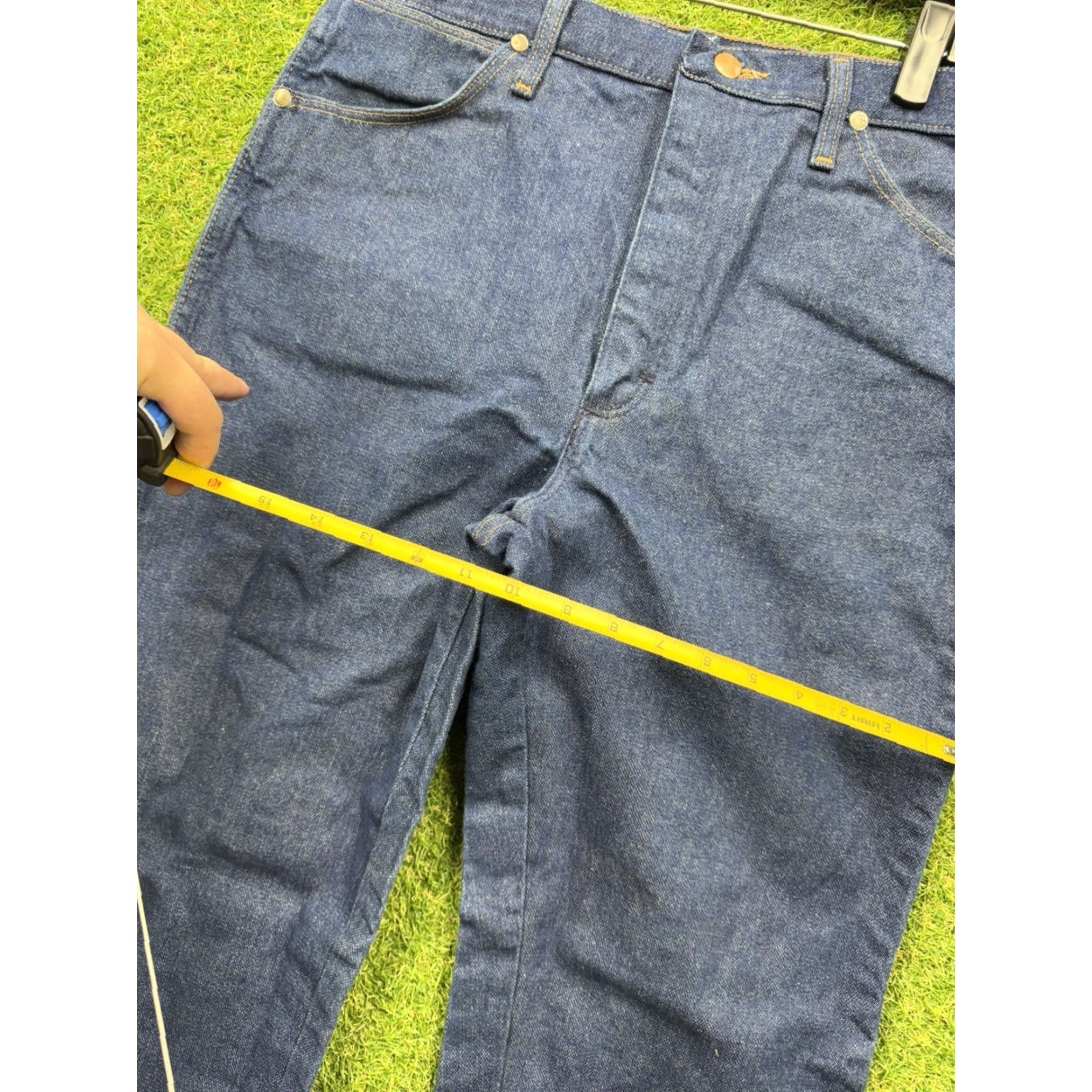Wrangler Wrangler Jeans Mens 36x30 Blue Cowboy Cut Slim Fit 936PWD Denim Rodeo Western Jeans Mens Blue Wrangler Cowboy Cut Slim Fit 936PWD Denim Rodeo Western Size US 36 / EU 52 - 5 Thumbnail