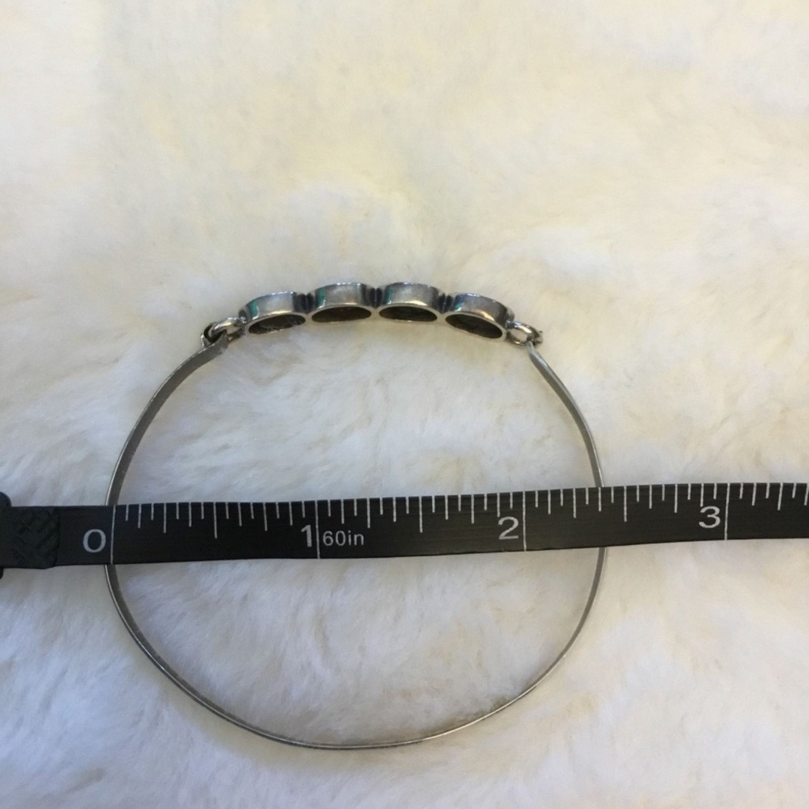 Other Silver Blue Stones Bracelet Size ONE SIZE - 6 Thumbnail