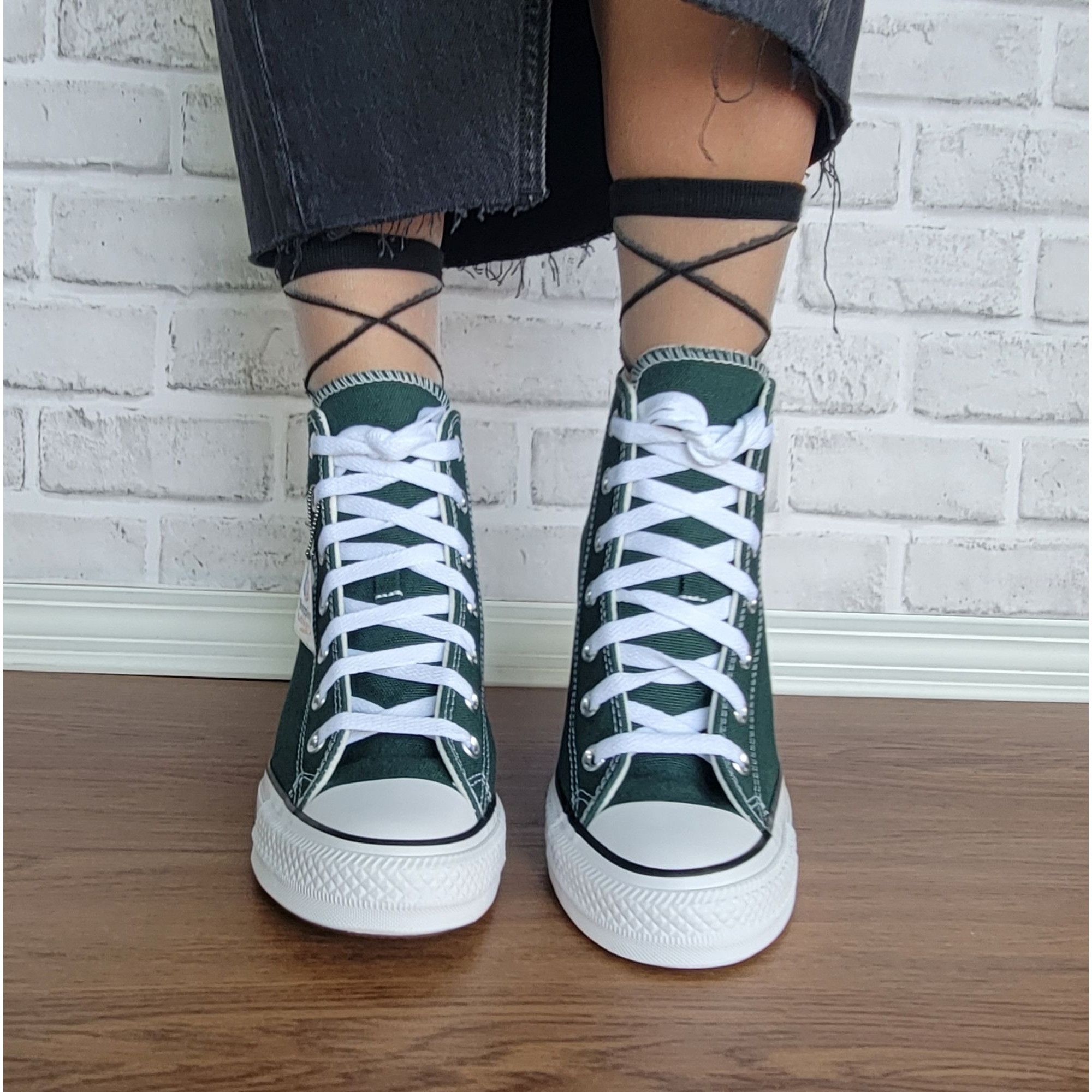 Converse ⭐Rare Converse Chuck Taylor Wedge Platform Hi Sz 10 Womens Size US 10 / IT 40 - 3 Thumbnail