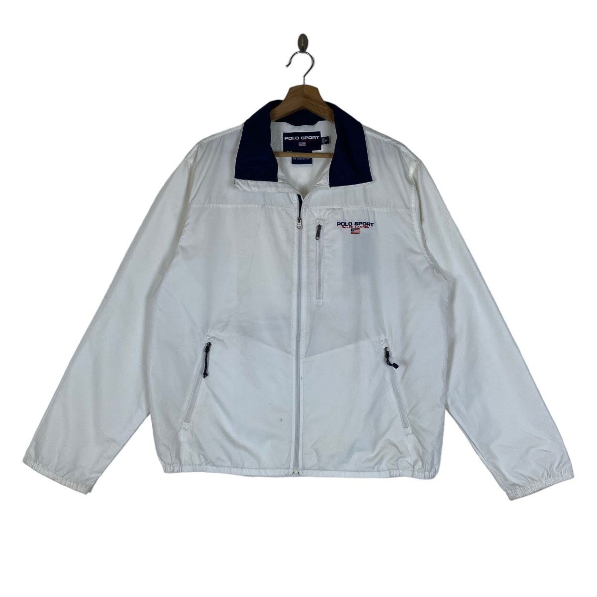 Ralph Lauren ✨Polo Sport by Ralph Lauren zipper white jacket size M Size US M / EU 48-50 / 2 - 1 Thumbnail