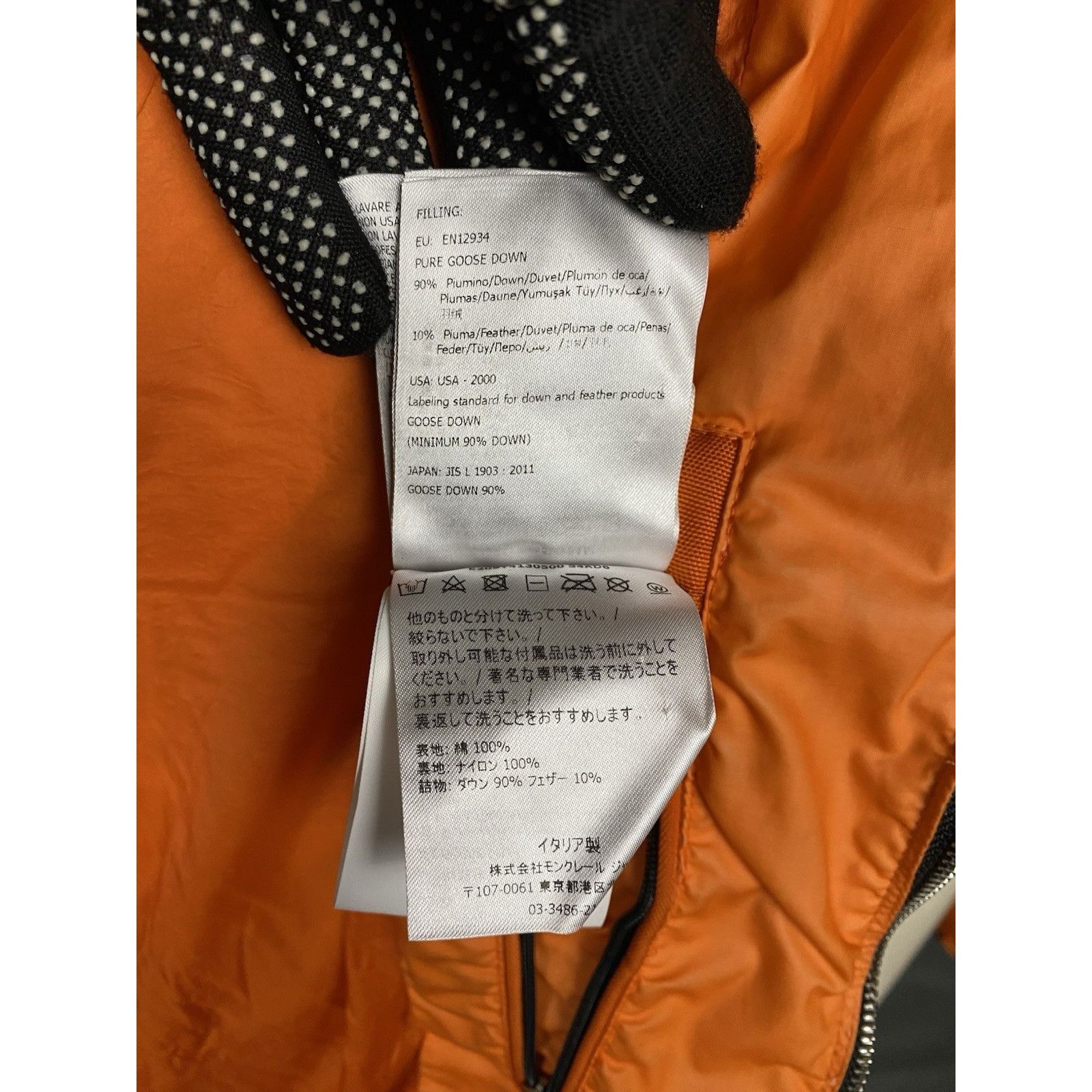 Moncler RARE! Moncler x 1017 ALYX 9SM Deimos Men`s Orange Down Insu Size US L / EU 52-54 / 3 - 22 Thumbnail
