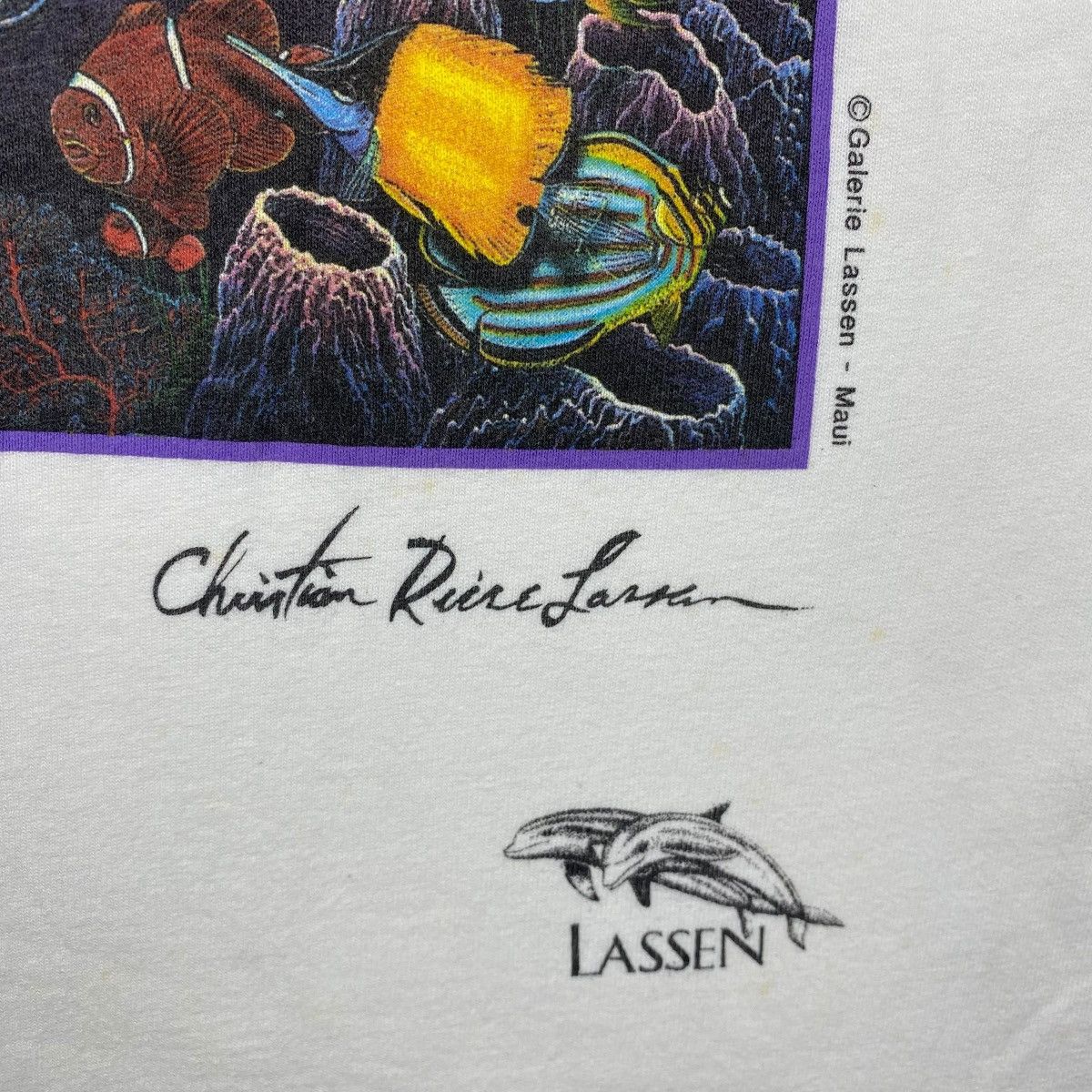 Vintage Vintage 90's SANCTUARY MAUI The Lassen Collection Art Tee Size US S / EU 44-46 / 1 - 2 Thumbnail