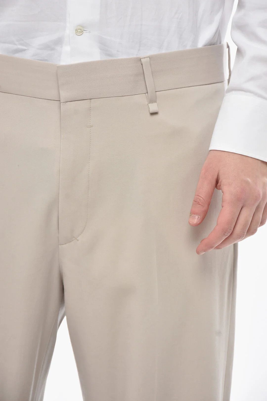Givenchy og1mm0326 4-Pocket Wool Pant in Beige Size US 36 / EU 52 - 3 Thumbnail