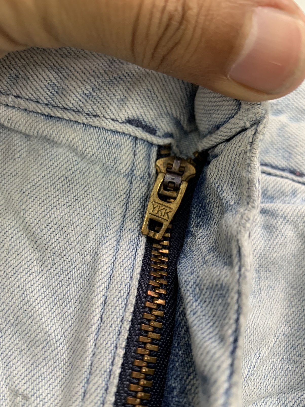 Polo Ralph Lauren Vtg Polo By Ralph Lauren Denim Pant Made in Usa Size US 33 - 8 Thumbnail