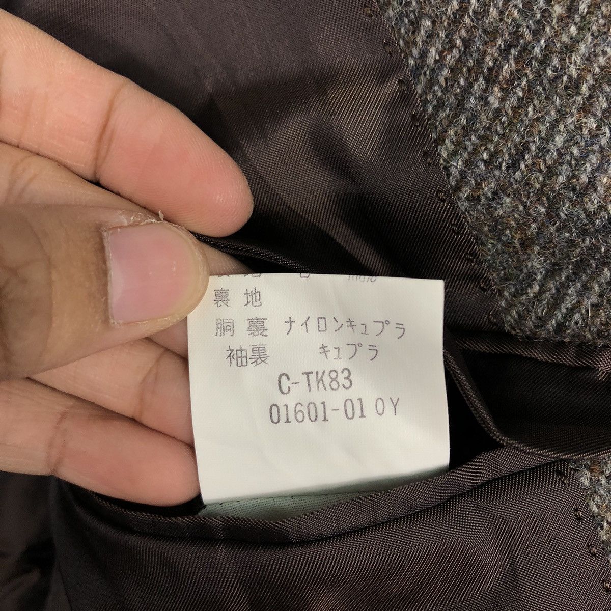 Burberry 📌Vintage Wool Jacket Herringbone Double Breast Burberrys Size US M / EU 48-50 / 2 - 20 Thumbnail