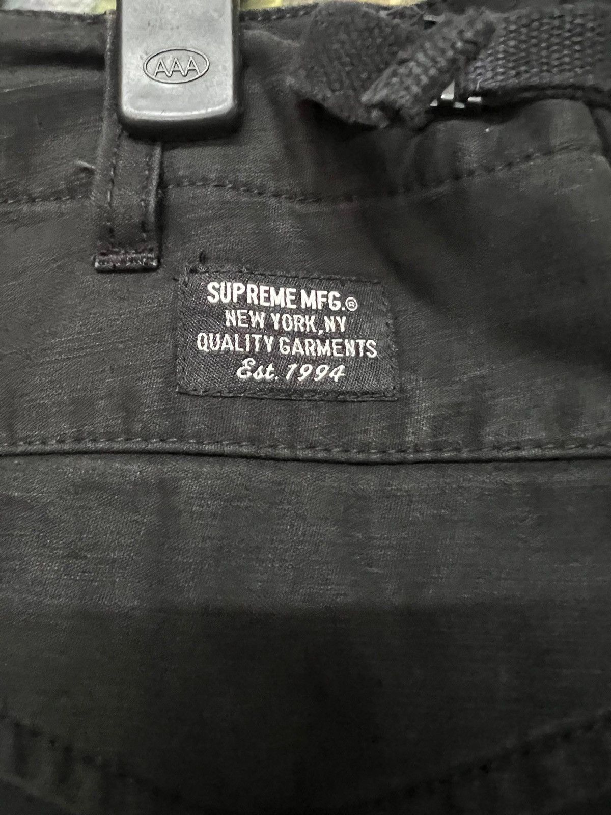 Supreme Authentic🔥Supreme Cargo Pants *BLACK* Drawstring Leg Size US 32 / EU 48 - 11 Thumbnail