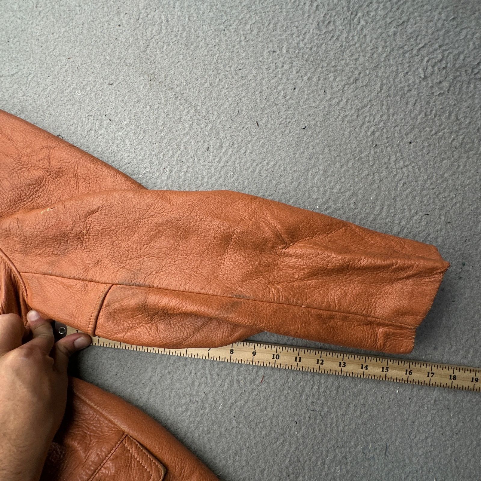 Other Vintage 70s WB Place & Co Deerskin Leather Coat Jacket 42 Size US L / EU 52-54 / 3 - 5 Thumbnail