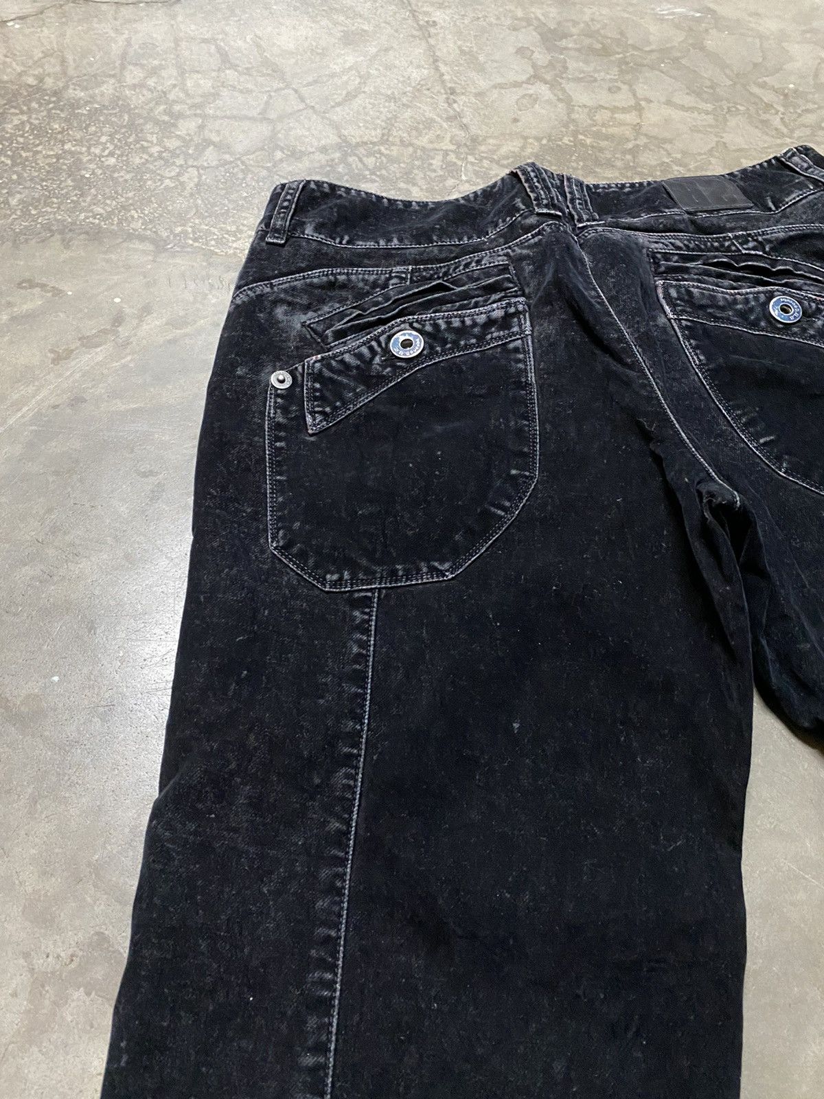 Japanese S.B Concept Velvet Hi-Stance Pants