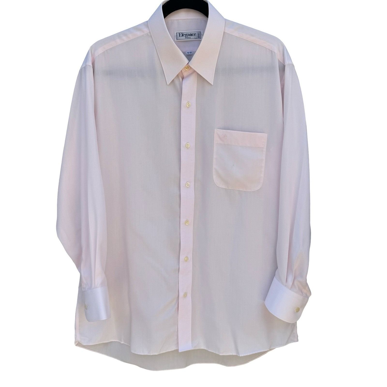 Other Elegance Paris Mens Vintage Pink Long Sleeve Button Down Dre Size US L / EU 52-54 / 3 - 1 Thumbnail