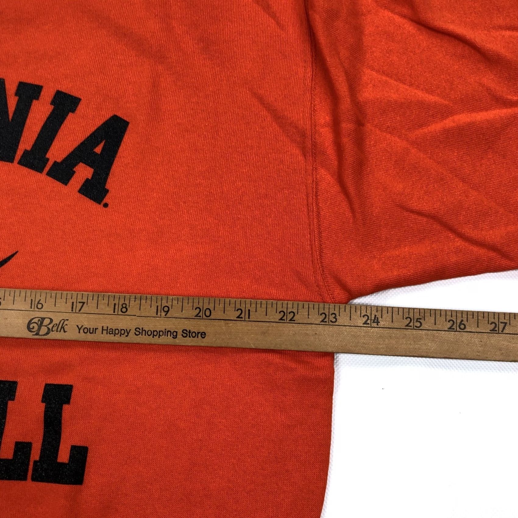 Vintage VINTAGE Cotton Exchange Virginia Football Sweatshirt Mens L Orange USA 90s Size US L / EU 52-54 / 3 - 4 Thumbnail