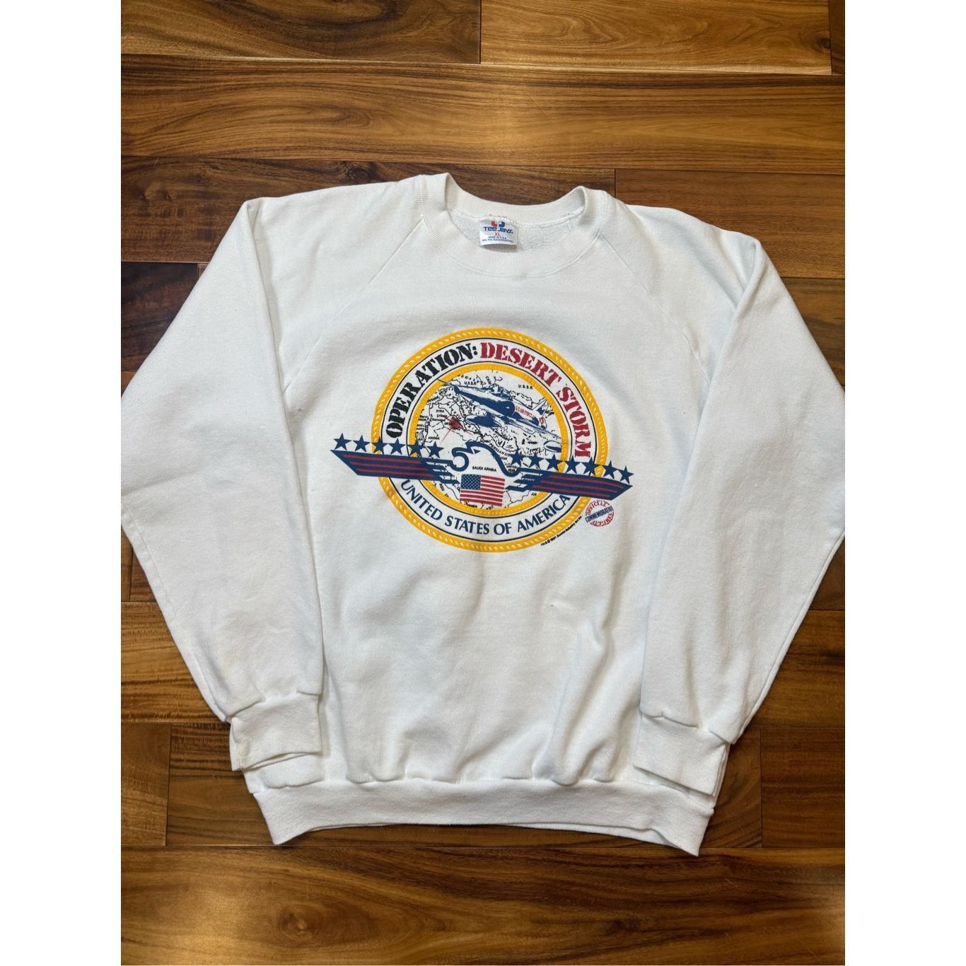 Vintage Size XL - Vintage 1991 USA Operation DESERT STORM Sweatshirt Size US XL / EU 56 / 4 - 1 Thumbnail