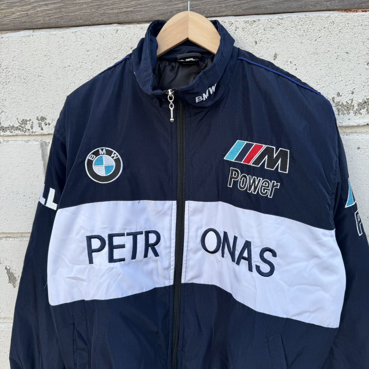 BMW Vintage BMW M-Power Petronas racing jacket Size US XL / EU 56 / 4 - 2 Thumbnail