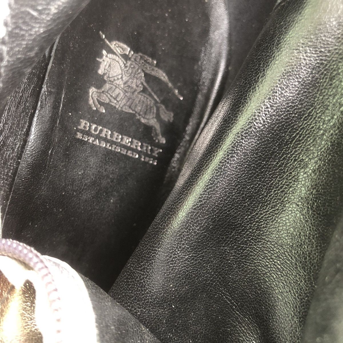 Burberry Rurberry Grey Leather Women’s Boots Size 40 Size US 10 / IT 40 - 12 Thumbnail