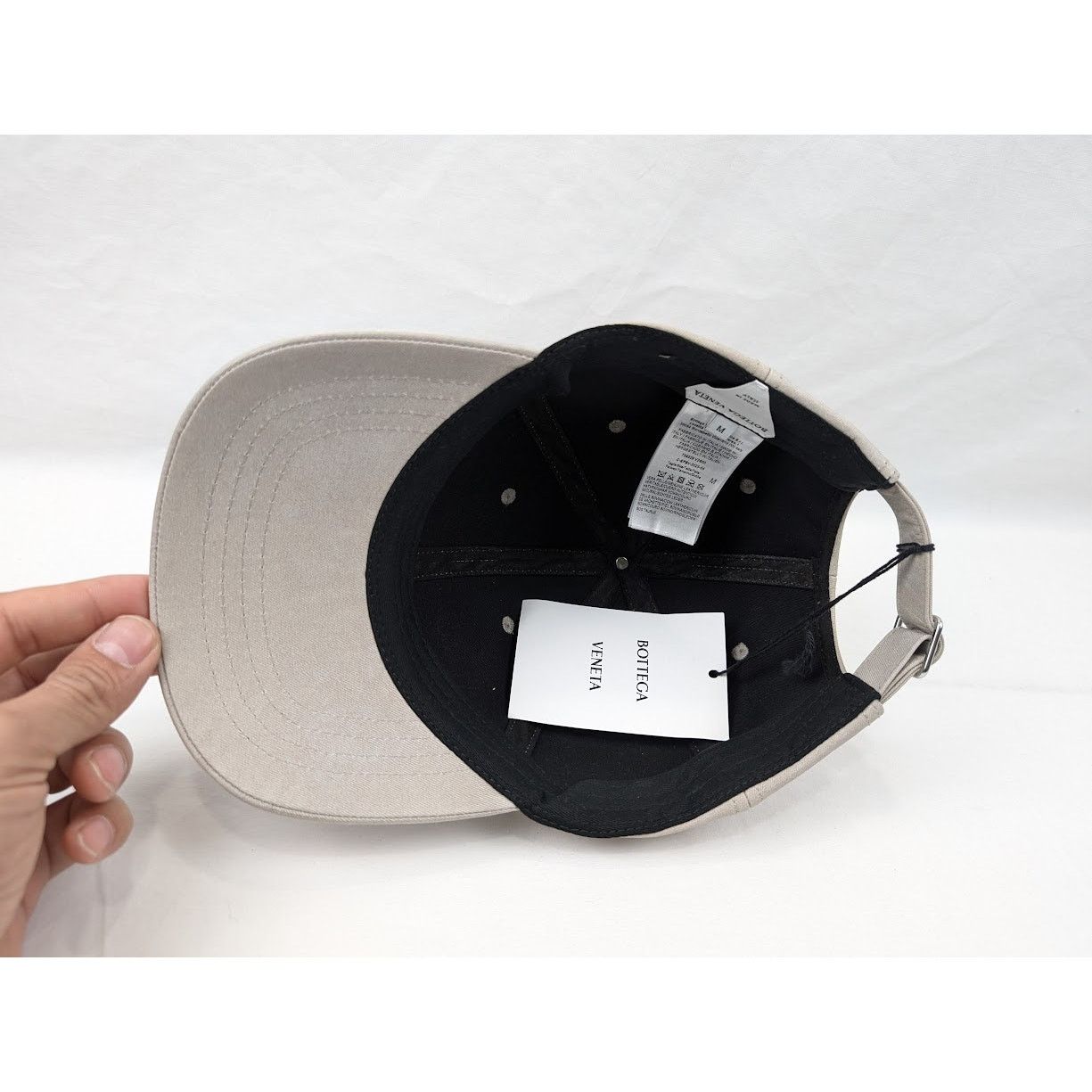 Bottega Veneta o1rshd1 Size: M / Chino Printed Nubuck Cap / Hat Light Beige Size ONE SIZE - 14 Thumbnail