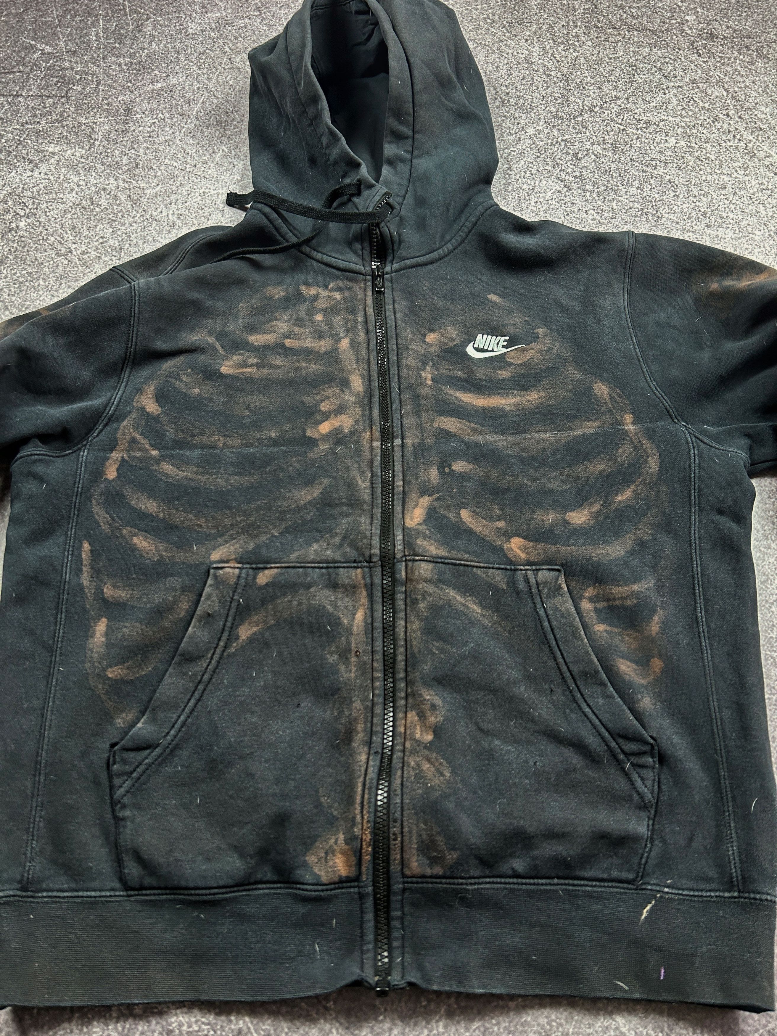 Nike japan streetwear balenci kapital style nike skeleton hoodie Size US M / EU 48-50 / 2 - 3 Thumbnail