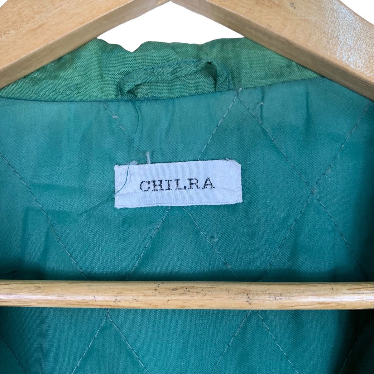 Japanese Brand CHILRA Stall Cast River Logo Faded Green Jacket #1028-C46 Size US L / EU 52-54 / 3 - 16 Thumbnail