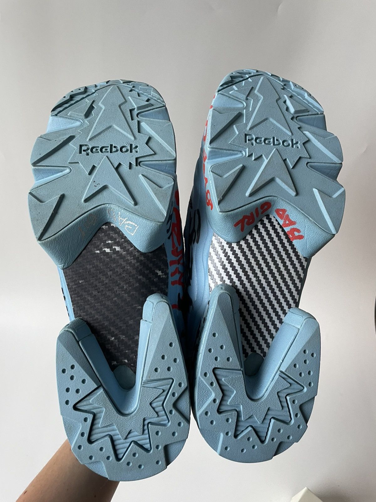 Reebok × Vetements Vetements Reebok Insta Pump Graffiti Sneakers Size US 12 / EU 45 - 6 Thumbnail