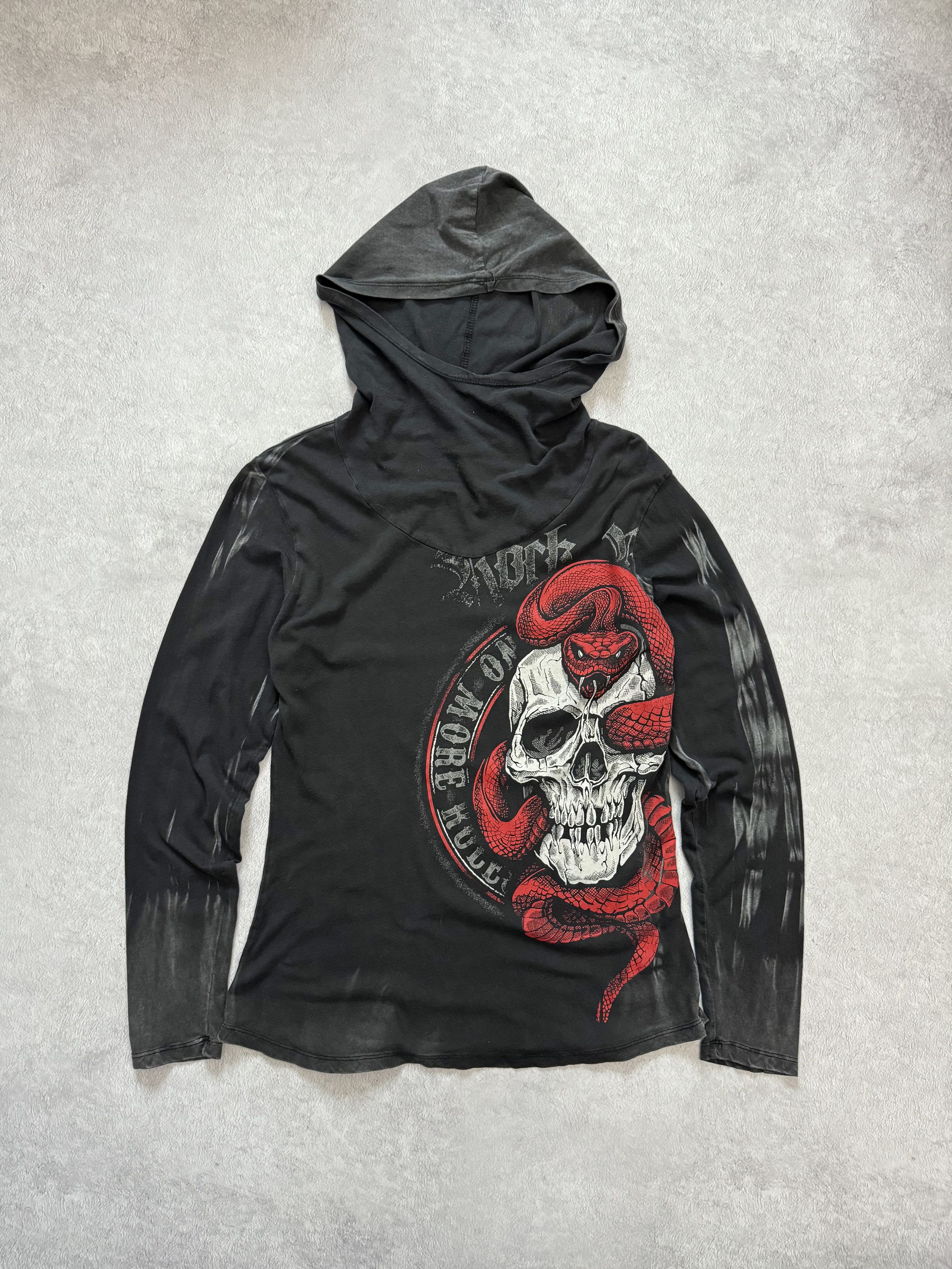 Affliction Rock Rebel Vintage Y2K Gothic Hoodie Long Sleeve Size M / US 6-8 / IT 42-44 - 1 Thumbnail