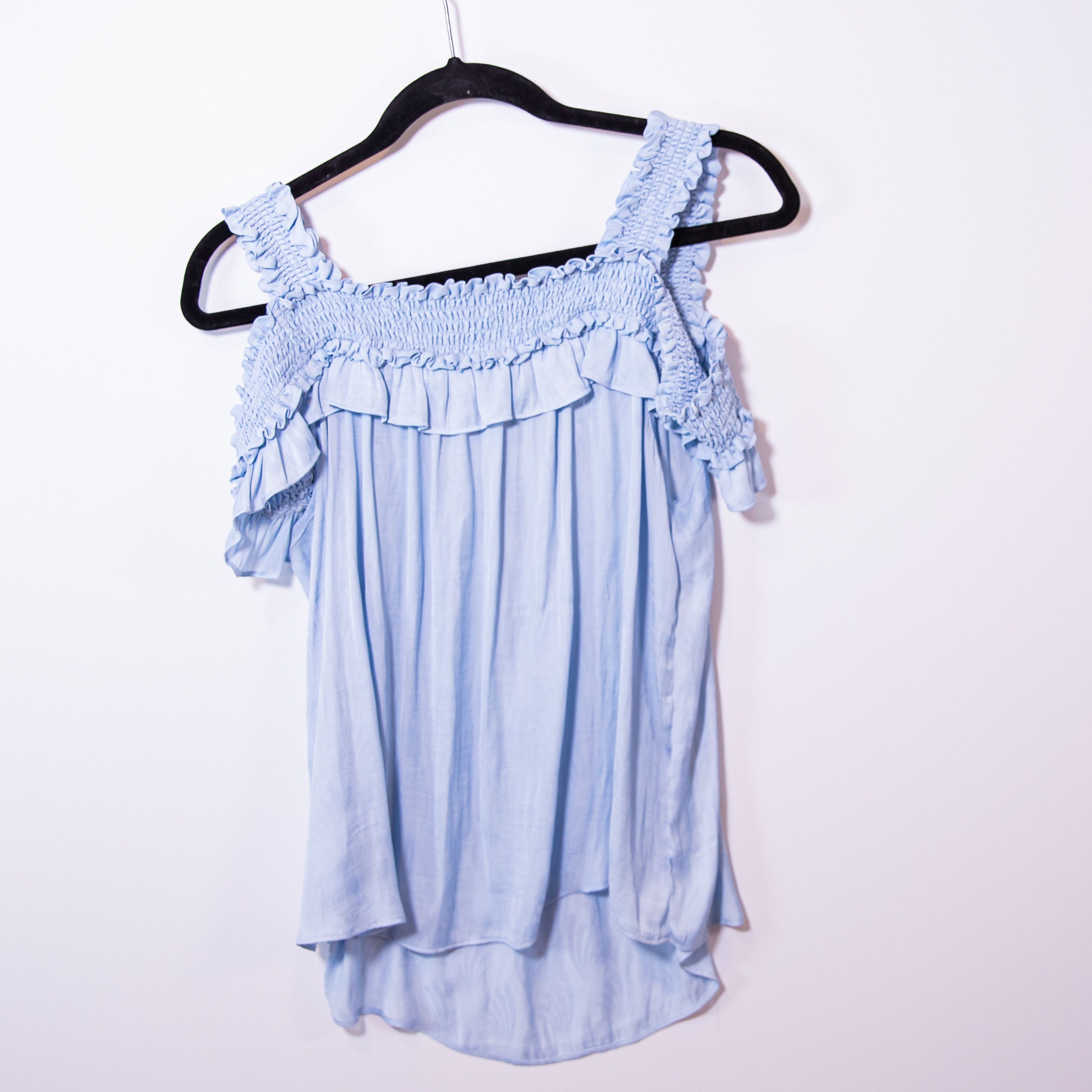 Anthropologie Anthropologie Finn Smocked Stretch Cold Off Size S / US 4 / IT 40 - 4 Thumbnail