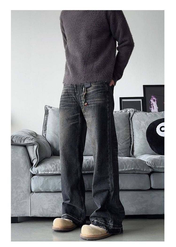 Jean × Vintage Washed faded loose baggy hiphop yuppie cargo jeans Size US 30 / EU 46 - 6 Thumbnail