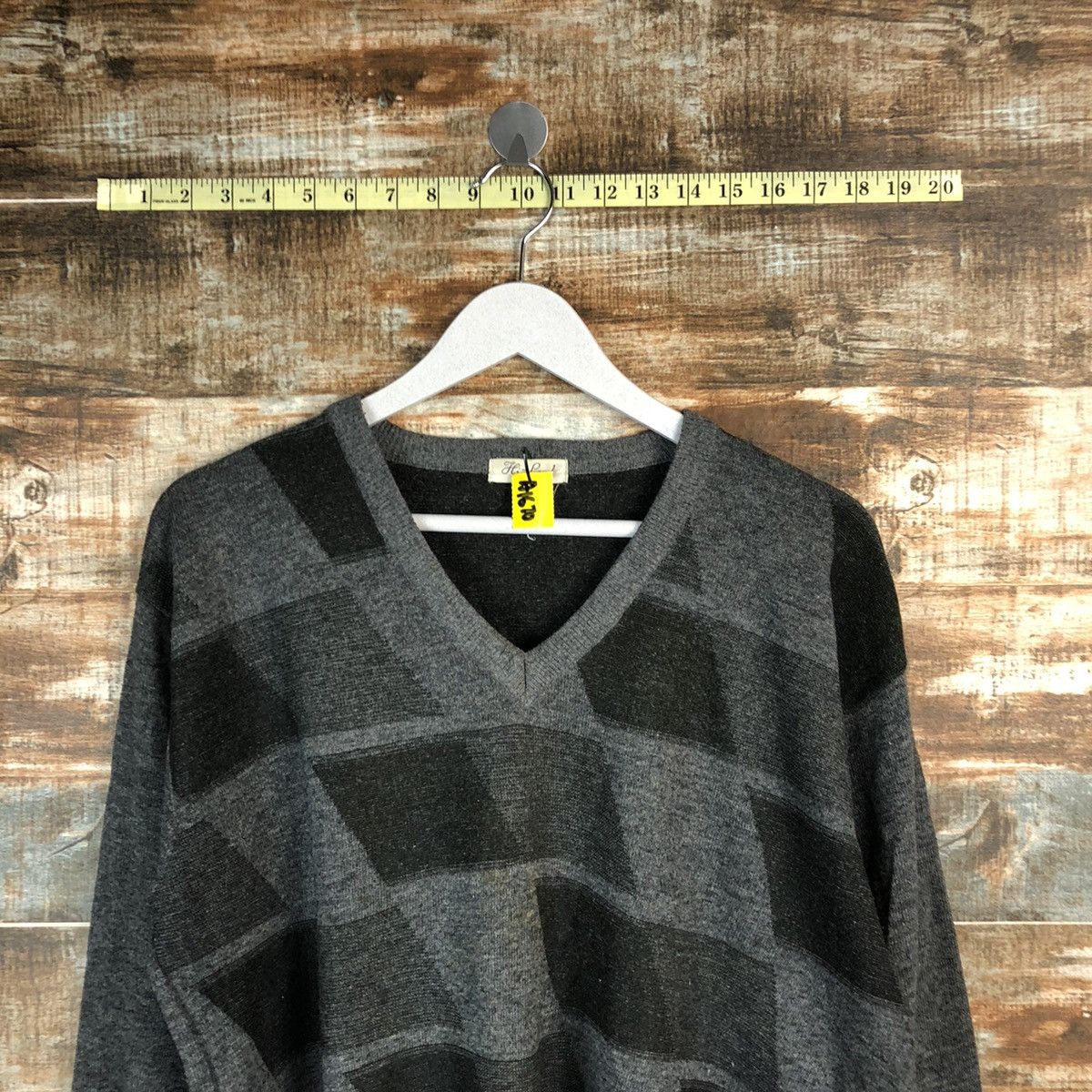 Homespun Knitwear × Japanese Brand Hi Land Grey japan vintage sweatshirt Knitwear #A1670 Size US M / EU 48-50 / 2 - 4 Thumbnail