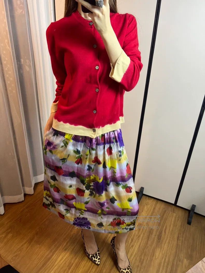 Comme des Garcons Comme Des Garcons Decoloured cardigan top 100% wool Size S / US 4 / IT 40 - 9 Thumbnail