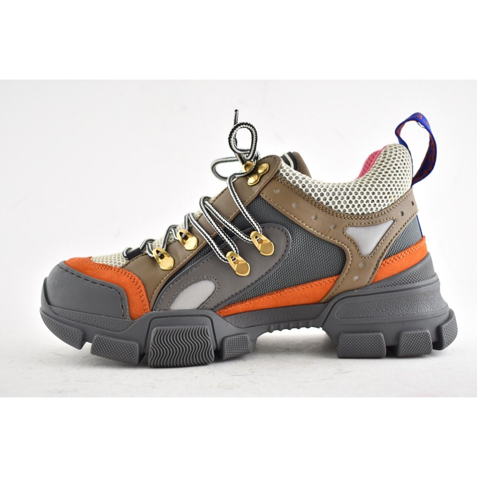 Gucci Gucci Journey Grey Orange Hiker Boot Trainer Sneaker 35.5 Size US 5.5 / IT 35.5 - 7 Thumbnail