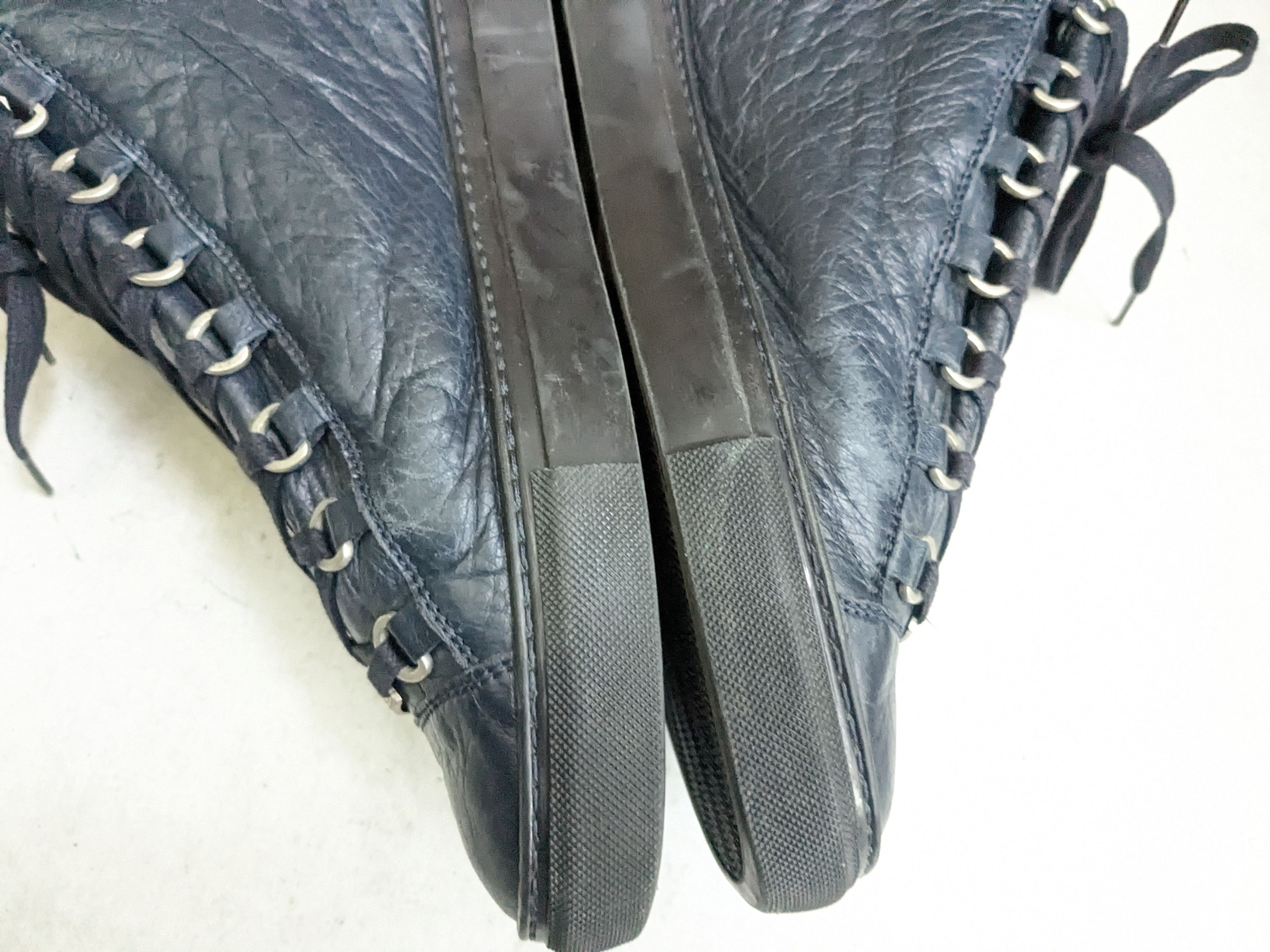 Balenciaga Balenciaga Arena Sneakers Navy Blue 9 High Tops Size US 9 / EU 42 - 11 Thumbnail
