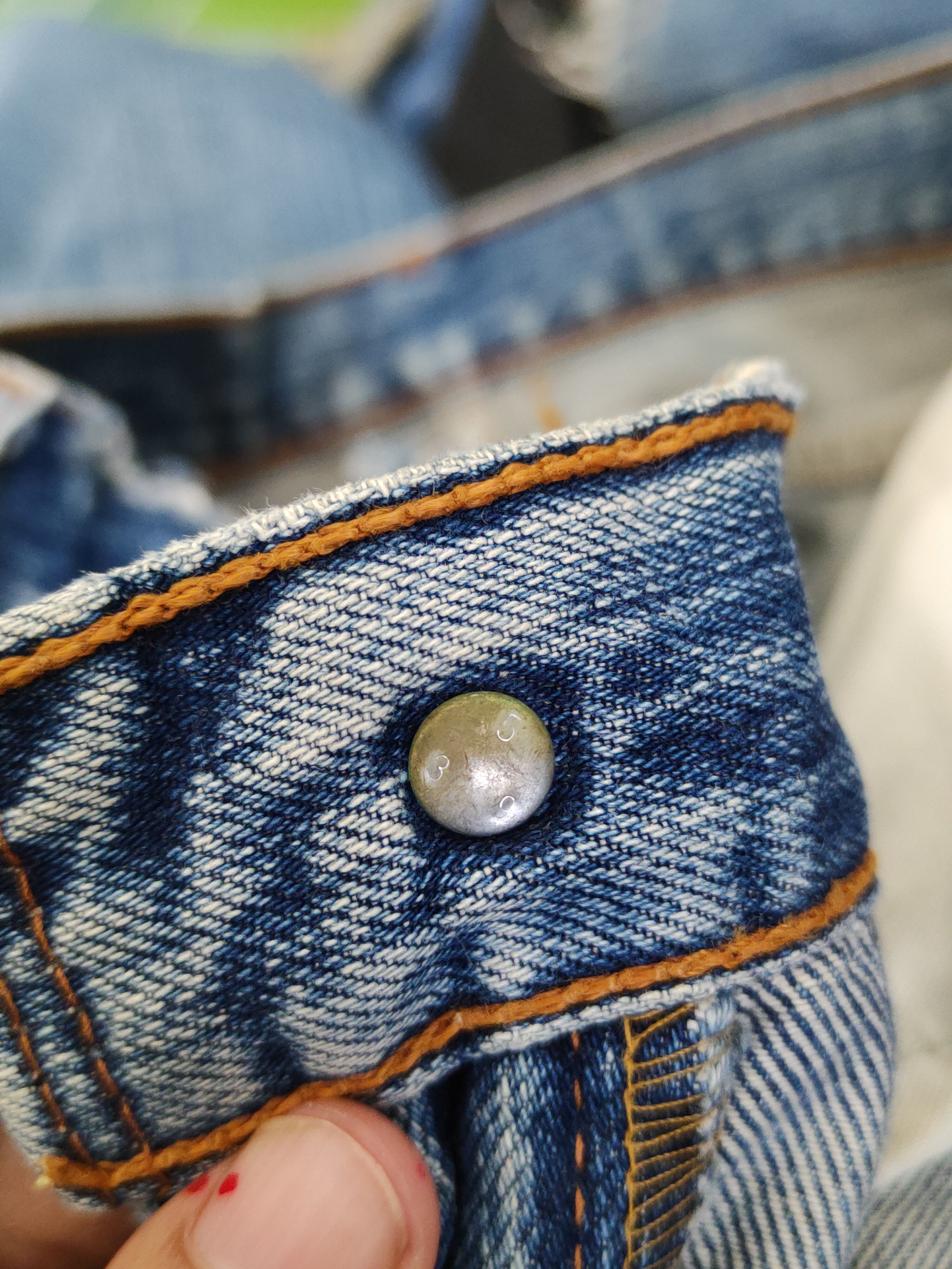 Levi's 512 Levi's vintage Blue Distressed Ripped Jeans denim #W233 Size US 29 - 18 Thumbnail