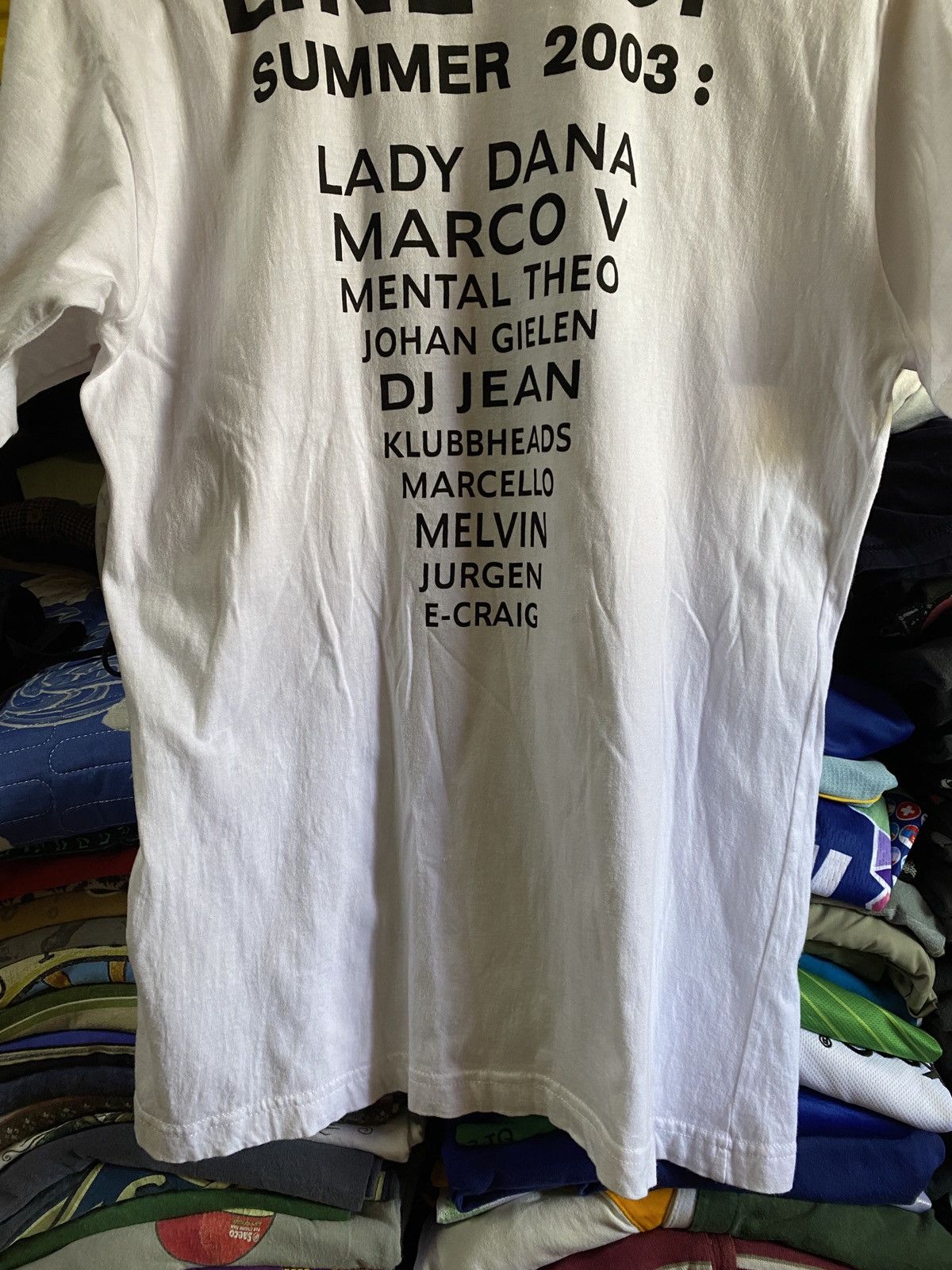 Rap Tees Vintage 00s Mallorca Lineup Summer 2003 Electronics Rave Dj Size US M / EU 48-50 / 2 - 9 Thumbnail