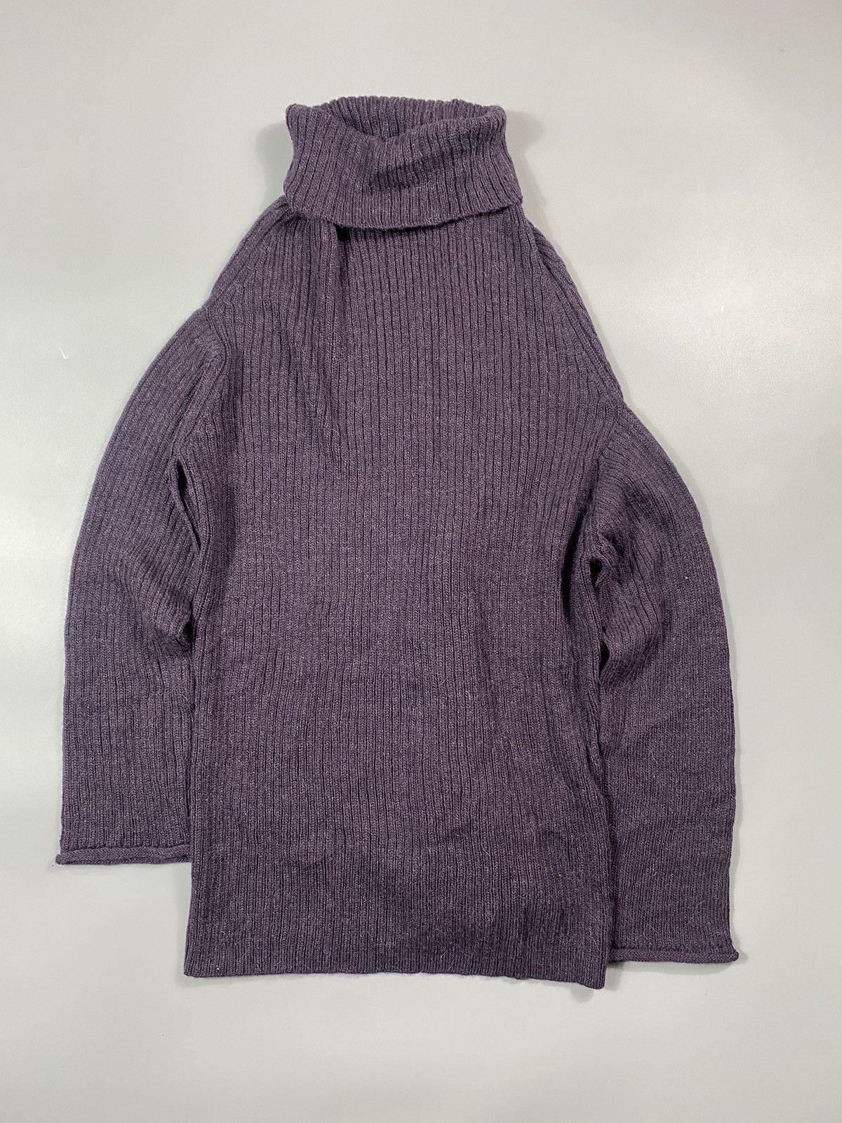 Yohji Yamamoto Archive! A/W 2010 Y’s- Asymmetrical Mohawk Knit Sweater Size US L / EU 52-54 / 3 - 17 Thumbnail
