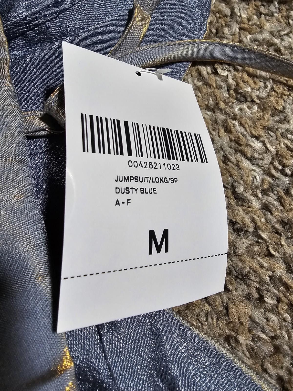 Forever 21 Forever 21 Long Jumpsuit Dusty Blue Medium NWT Size 32" / US 10 / IT 46 - 8 Thumbnail