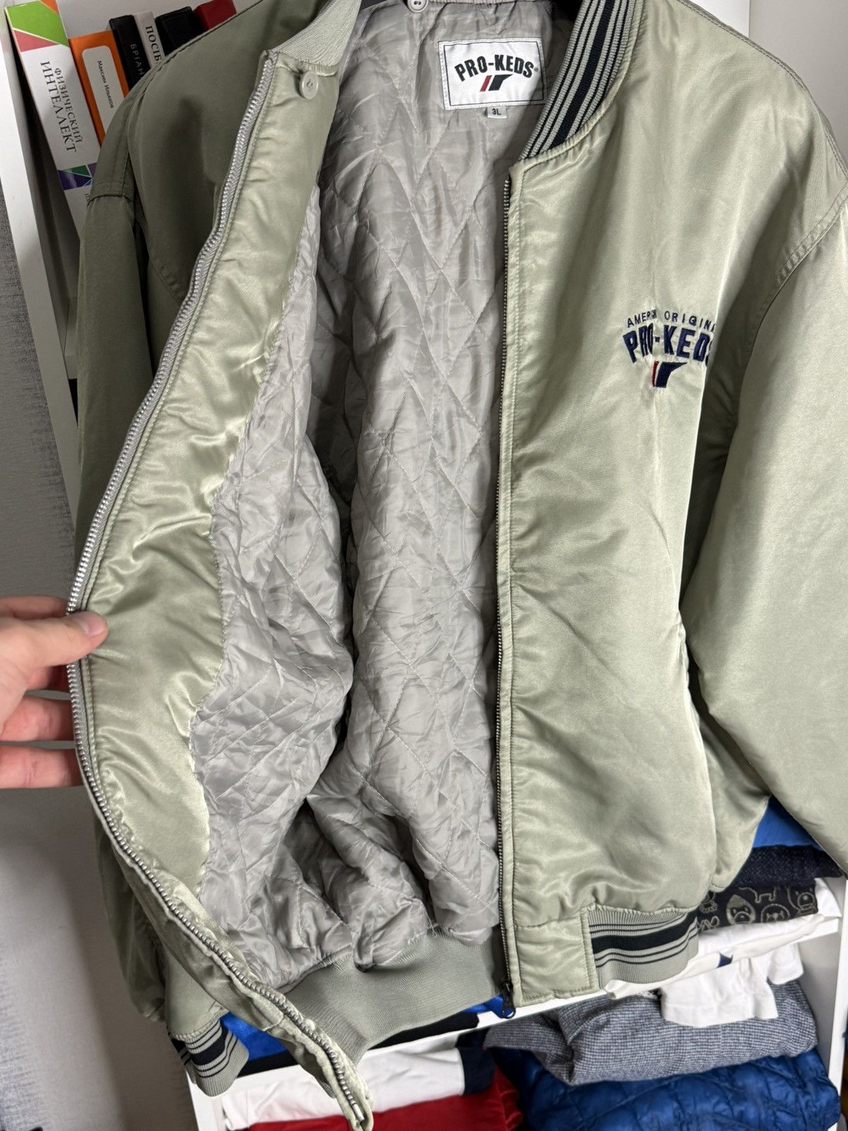 Pro-Keds Vintage Pro-Keds Big logo Bomber size 3L Size US XXL / EU 58 / 5 - 10 Thumbnail