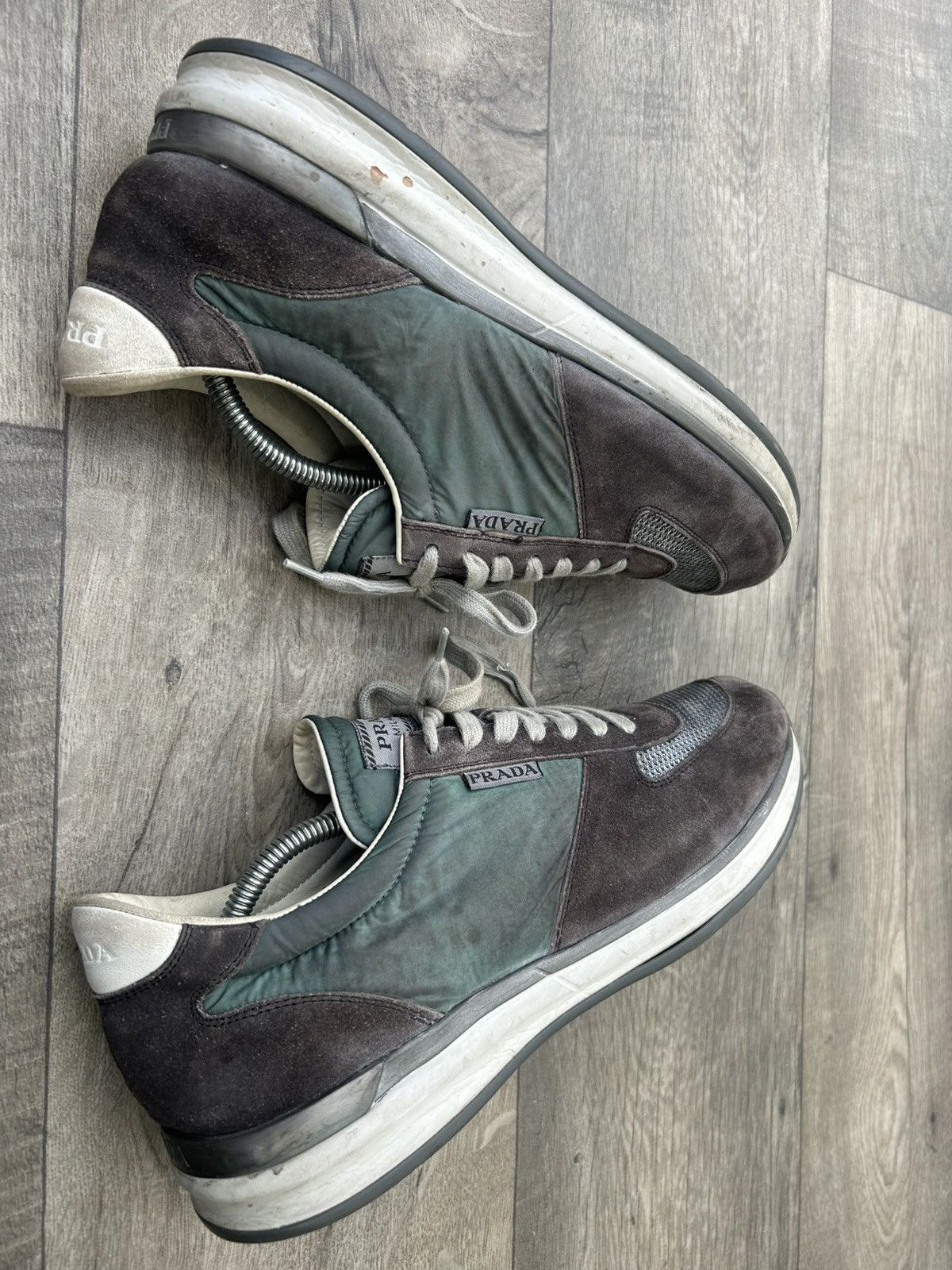 Prada Prada suede sneakers Size US 10 / EU 43 - 6 Thumbnail