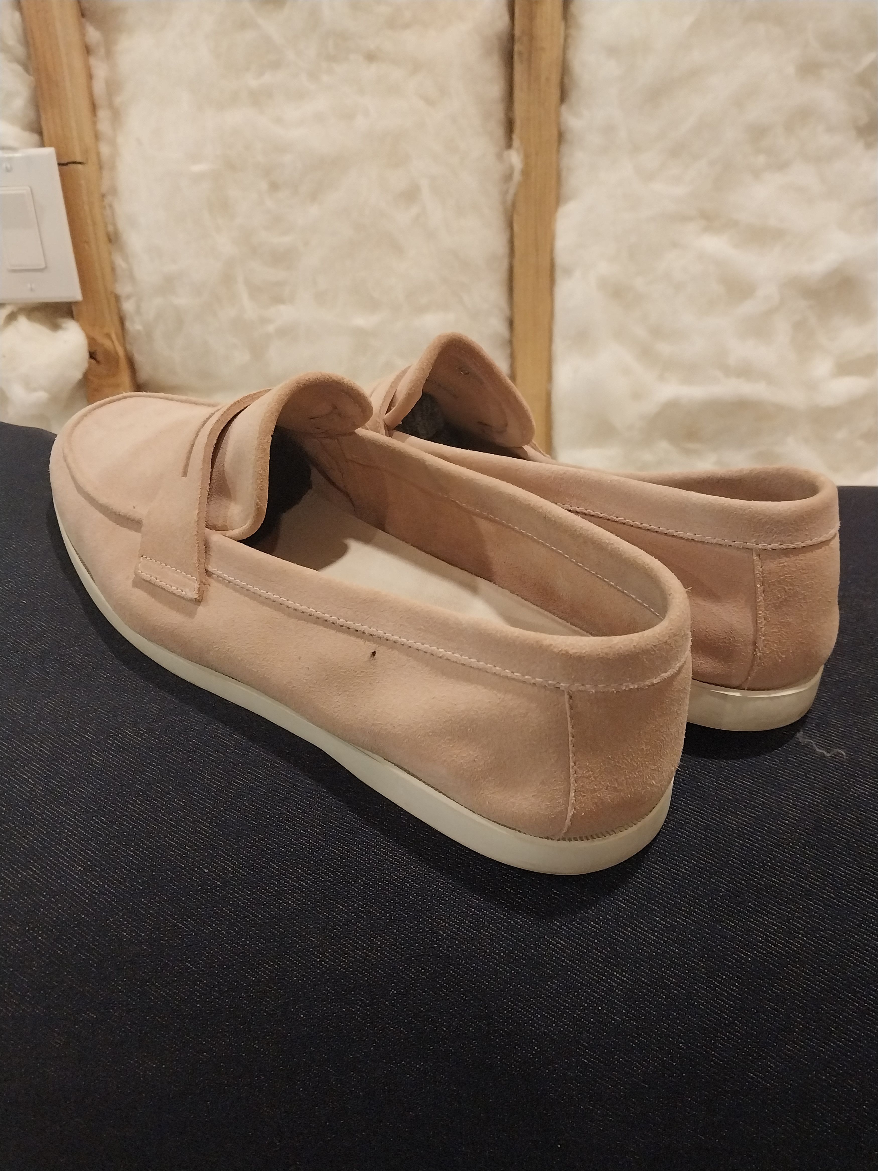 Other Arthur Sleep Pink Suede Loafers Size US 11 / EU 44 - 2 Thumbnail