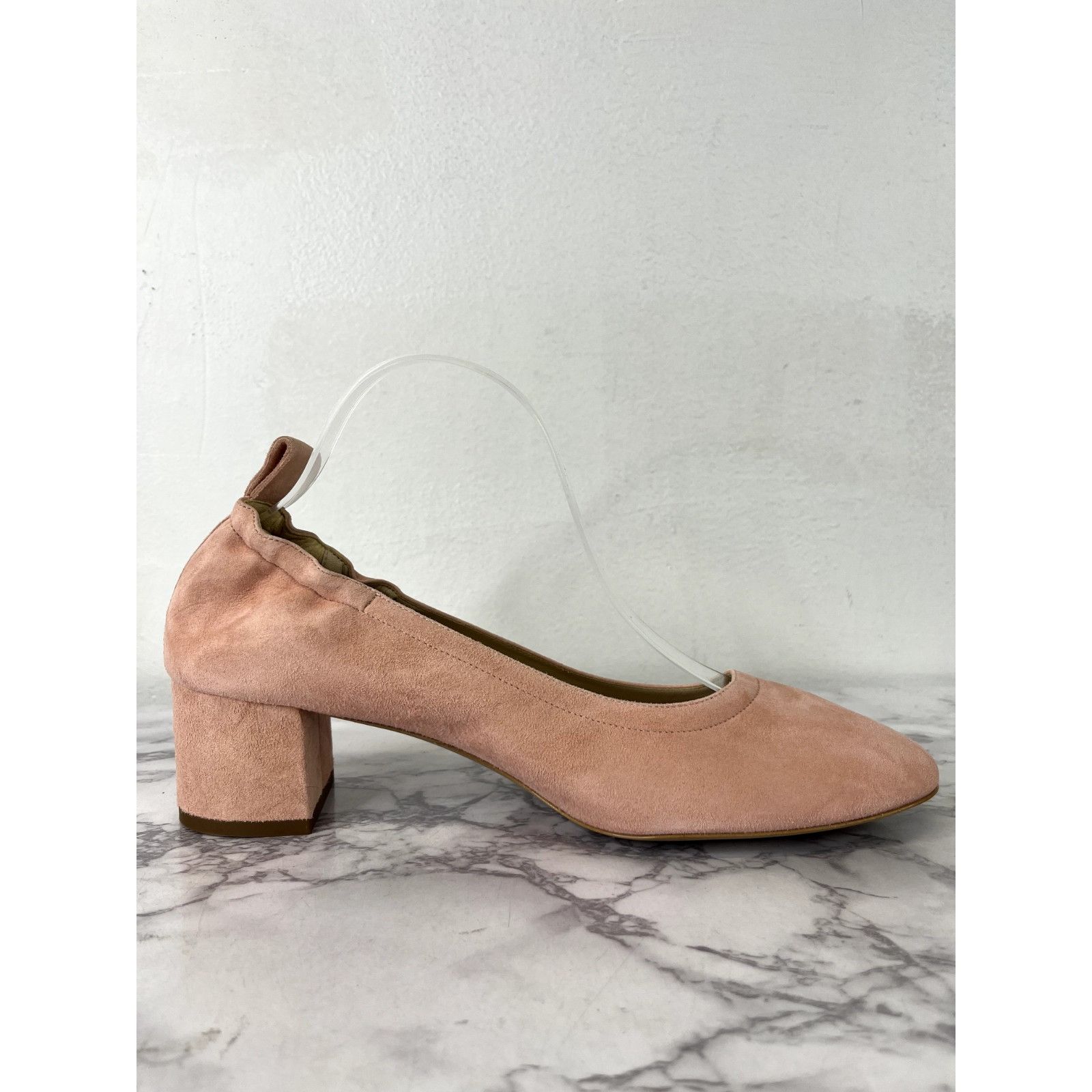 Everlane Everlane Women's Pale Pink Suede The Leather Day Heel Sz 10 Size US 10 / IT 40 - 8 Thumbnail