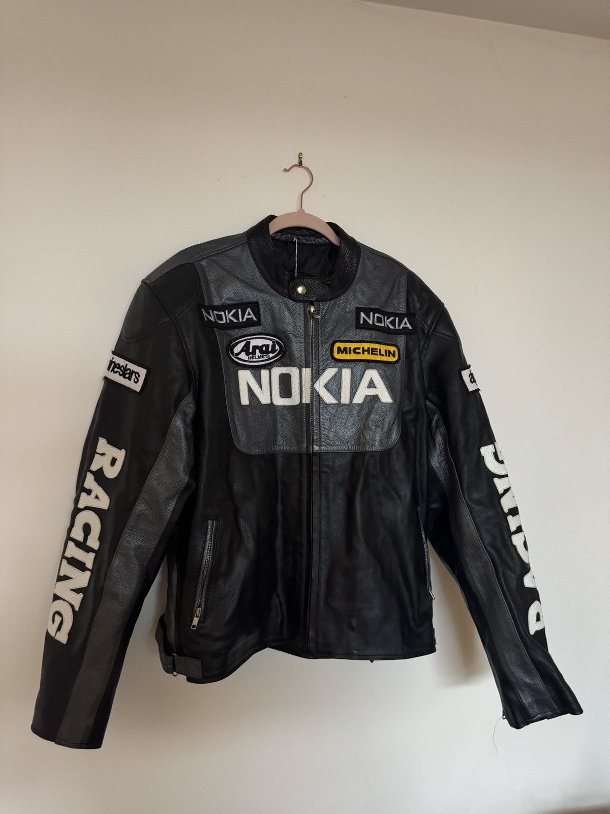 Vintage VINTAGE NOKIA MICHELIN ALPINESTARS RACING LEATHER JACKET Size US XL / EU 56 / 4 - 1 Thumbnail