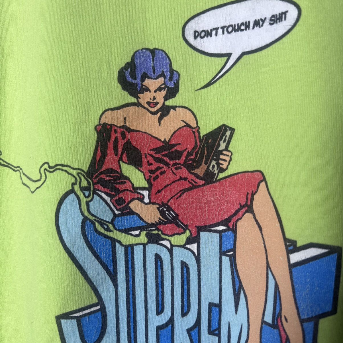 Vintage Supreme Don’t Touch My Shit Ss08 Size US XL / EU 56 / 4 - 6 Thumbnail