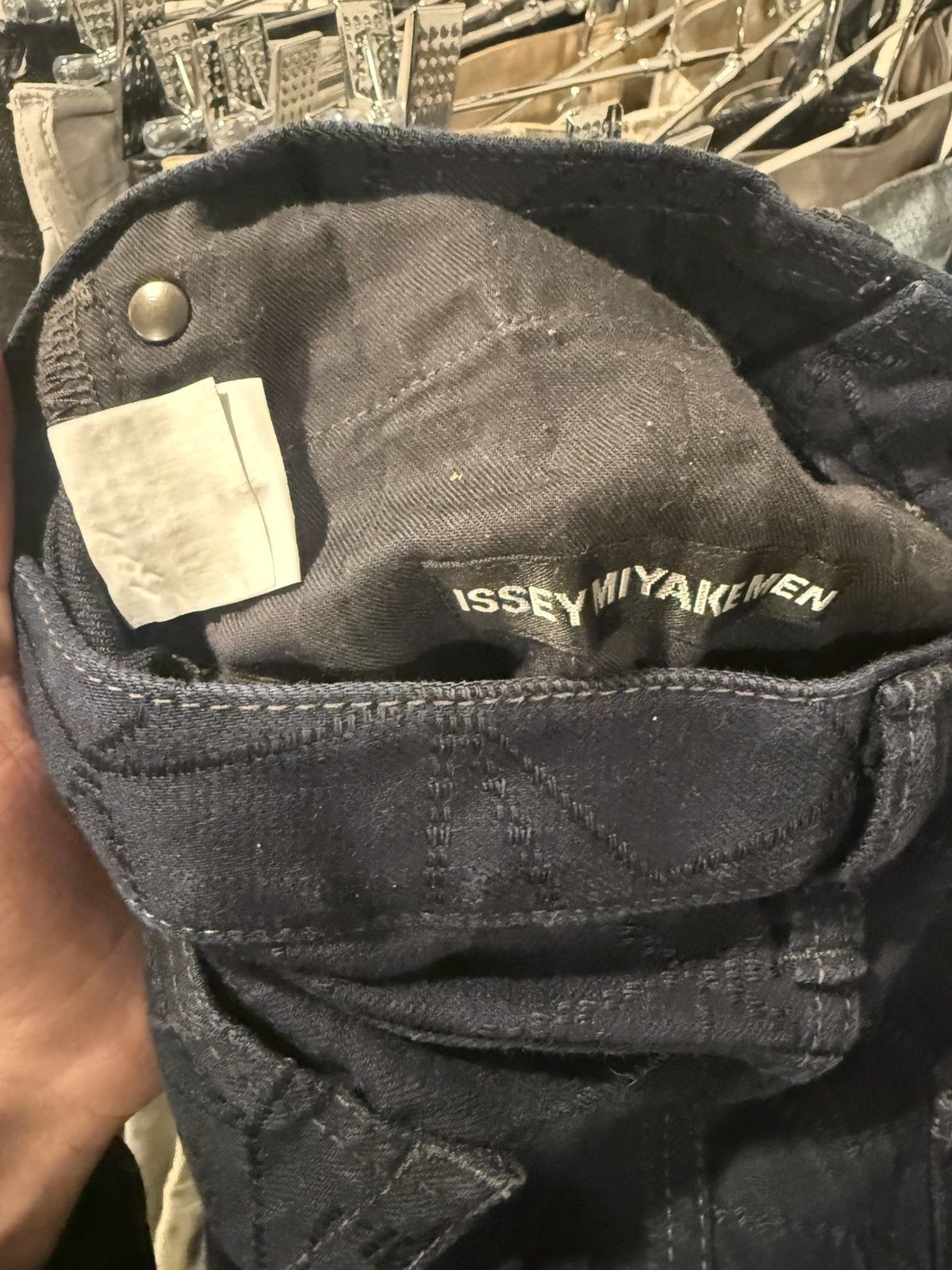 Issey Miyake Issey Miyake Autumn 2003 Winkle-Processed APOC Denim Size US 30 / EU 46 - 4 Thumbnail