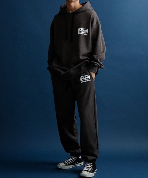 Number (N)ine number nine N(N) SMALL LOGO SWEATPANT Size US 32 / EU 48 - 3 Thumbnail