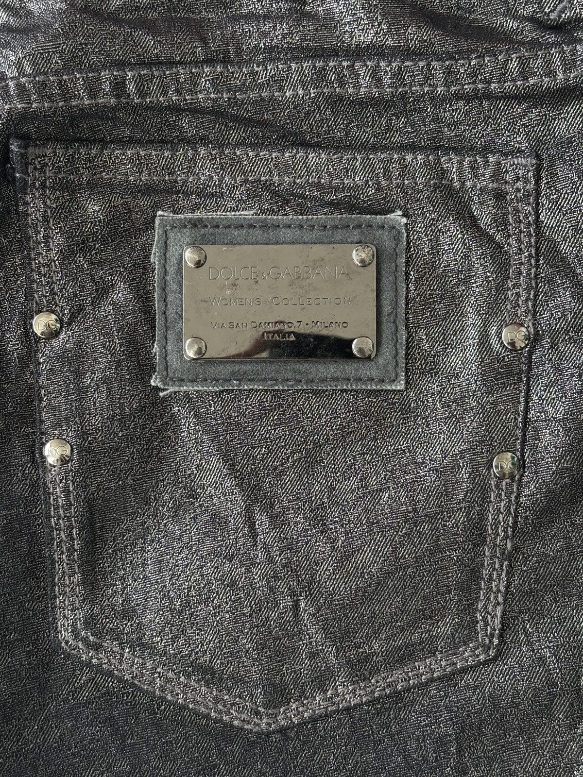 Hedi Slimane Radioactive Wax Coated Skinny Jeans Size US 30 / EU 46 - 14 Thumbnail