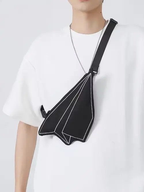 Handmade × Japanese Brand × Unowned Bag Fashion y2k contrast thread fanny pack grunge bag Size ONE SIZE - 3 Thumbnail