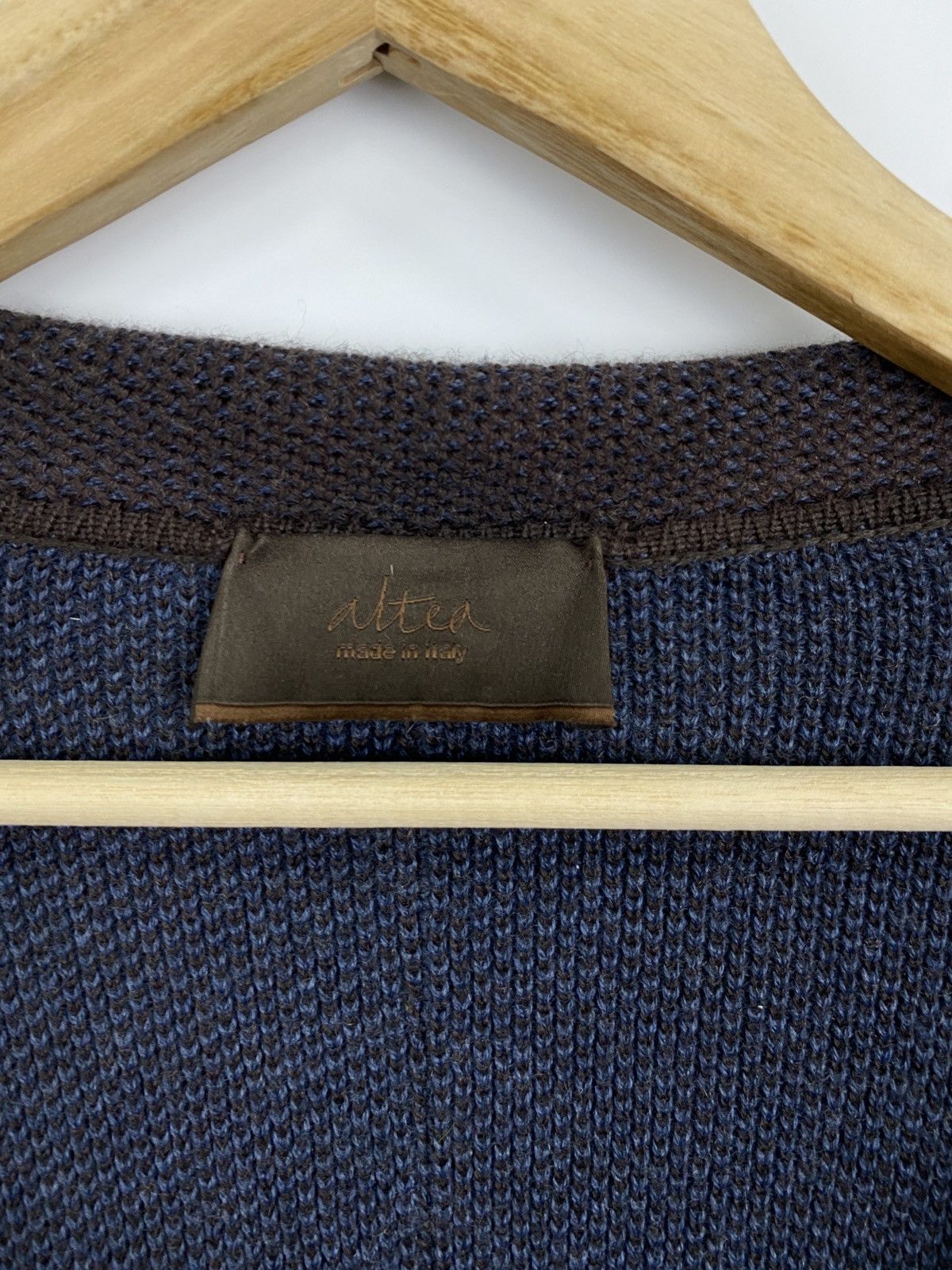 Altea 🇮🇹 Altea Lana Wool Cardigan made in Italy Rare Retro Aran Y2K Size US XL / EU 56 / 4 - 4 Thumbnail