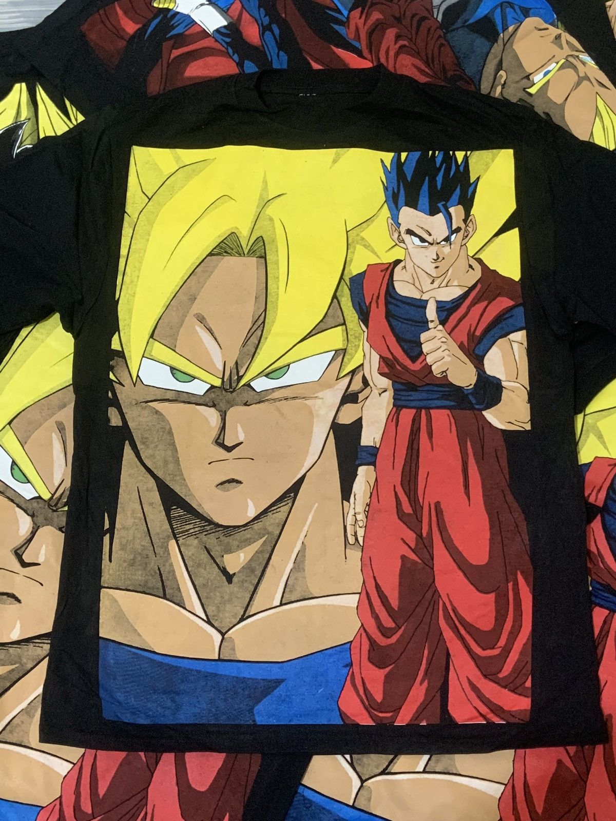 image of Vintage Dragon Ball Z Booteg Gohan in Black, Men's (Size XL)